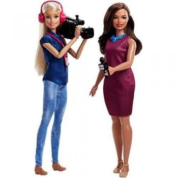 Barbie Quiero Ser presentadora de notícias, muñeca con accesorios