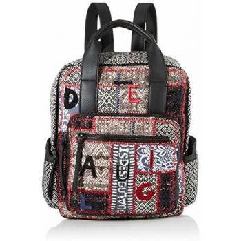 Desigual Backpack Patch 1968 Randers, Mochila moderna. para Mujer, Grau
