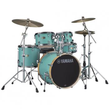 Yamaha Stage Custom Birch 5-Piece Shell Pack Drum Set Matte Surf Green