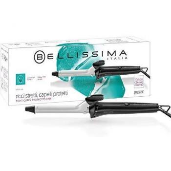 Imetec Salon Expert GT15 100 Rizador de pelo, rizos brillantes y definidos, diámetro 19.mm, revestimiento de cerámica, calentamiento rápido listo para su uso, negro