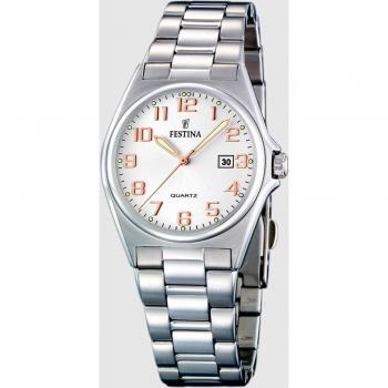 Reloj Festina Para Mujer F16375 Classic Steel