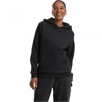 Urban Classics Women's Fluffy Hoodie - Black - Sizes XS to 4XL