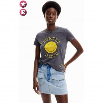 Desigual Women's Smiley® Strass T-Shirt