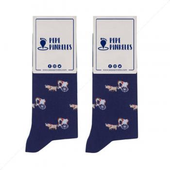 Calcetines Pepe Pinreles Carretas Azul Marino
