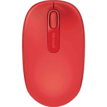 Microsoft 1850 Ratón móvil inalámbrico de 3 Botones - Rojo Llama
