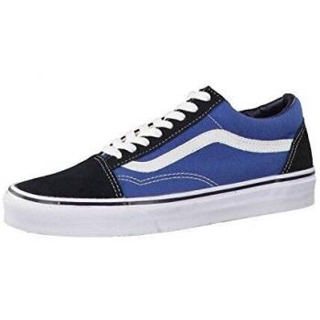 Vans Old Skool Navy Blue Sneakers for Men - Casual, Classic Canvas, Size 46