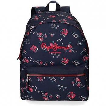 Pepe Jeans Daniela Mochila Escolar Adaptable, 42 cm, 20.83 Litros, Multicolor