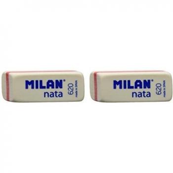 MILAN BPM10044 - Pack de 2 gomas de borrar