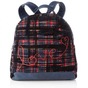 Desigual Backpack Inlove_Venice Mini, Mochila de Moda para Mujer, Grün