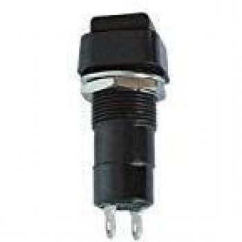 Interruptor pulsador negro R18-23 On-(Off) 3A/125V