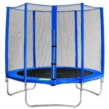 SixBros. SixJump 2,45 M Trampolín Cama elástica de jardín azul examinado por Intertek / GS - Red de seguridad TB245/2212