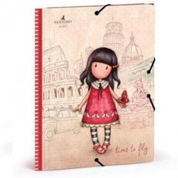 Gorjuss 20868049930 - Carpeta con gomas, color naranja