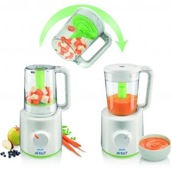 Philips Avent Combined Baby Food Steamer and Blender SCF870/20 steam pot and mixer