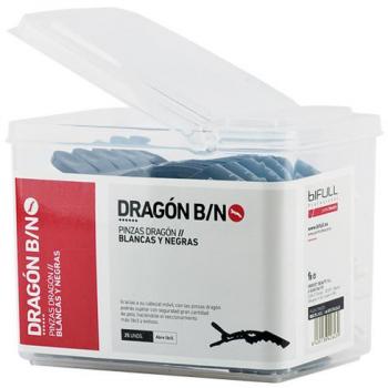 Pinzas Dragón Bote 25unds (10unds Blancas, 15 Unds Negras) - Bifull