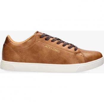 Jack & Jones Zapatilla hombre JFWBOSS PU SNEAKER, color camel, talla 42