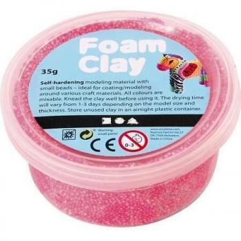 Foam Clay® Rosa Neón, 35 g, 1 Tarro