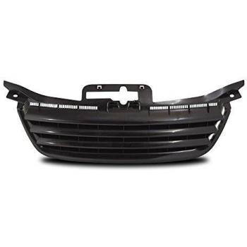 Rejilla delantera JOM sin emblema para VW Touran 03/03-9/06 y Caddy desde 2004 - Color negro - Calidad alemana