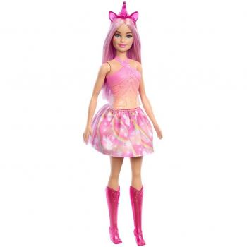 Barbie Muñeca Unicornio Rosa de Mattel
