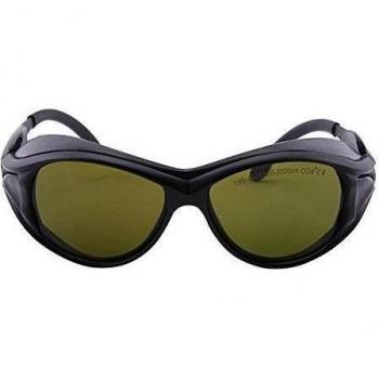 AJSR EP-5-2 láser de seguridad Gafas de 190 ~ 450 y 800~ 2000nm de doble longitud de onda, protección ocular con láser Gafas de natación, 60% VLT