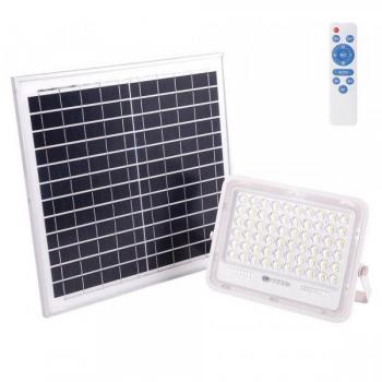 Proyector LED Solar 100W con Panel y Control Remoto