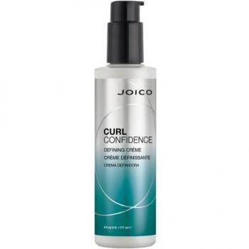Joico Curl Confidence Defining Crème 177 ml - Crema definidora para cabello rizado, proporciona definición y control, textura ligera, fórmula hidratante, ideal para rizos suaves y definidos