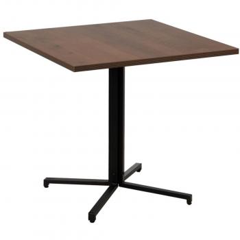 Mesa de Comedor Bigbuy Home Negro Natural Madera MDF 80x80x75 Cm