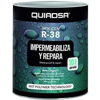 QUIADSA BRIK-CEN R-38 Impermeabilizante MS liquido 1 kg (Gris