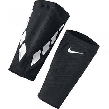 Nike Guard Lock Elite Sleeves Espinilleras, Unisex Adulto, Negro/Blanco, M