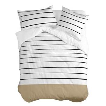 Funda Nórdica HappyFriday Blanc Blush Sand Multicolor 240 x 220 cm, 100% Algodón, Calidad de 150
