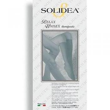 Medias hasta la rodilla Relax Unisex Ccl1 Punta Cerrada 18-21 mmHg Azul Oscuro M