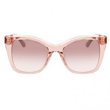 Calvin Klein CK22530S Women's Butterfly Sunglasses, Pink Full-Rim Plastic Frame