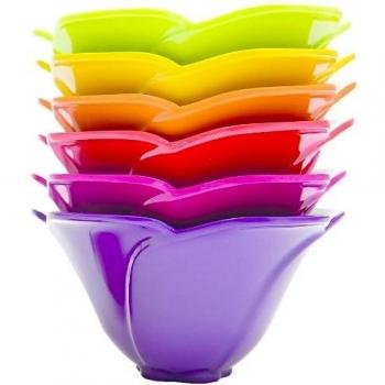 Zak Designs 2098-3125 - Lote de 6 mini cuencos