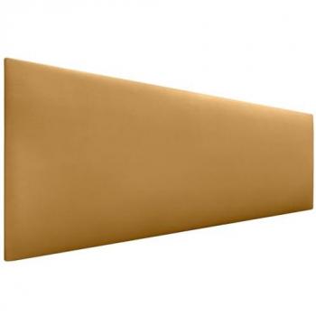 Cabecero Tapizado de Polipiel Liso AQUALINE Dorado 150x50cm para Camas de 150/160 cm