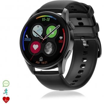 Smartwatch DT3 con pantalla dividida, monitor cardíaco y modos multideportivos