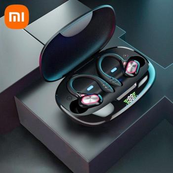 Auriculares Inalámbricos Xiaomi Bluetooth con Micrófono, Gancho Deportivo, Pantalla LED, Estéreo HiFi y Resistencia al Agua