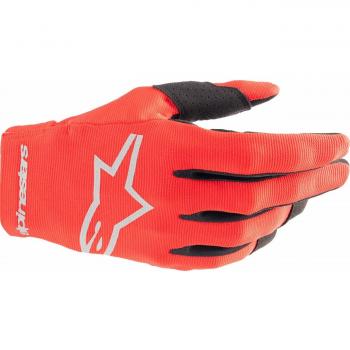Alpinestars Radar Motocross Gloves - Red Silver - Size XL