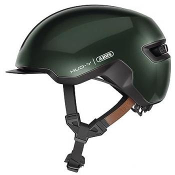 Abus HUD-Y Urban Bicycle Helmet in Moss Green, Size S (51-55 cm)