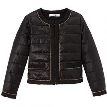 TroiZenfantS - Chaqueta para niña, color negro, talla 6 años