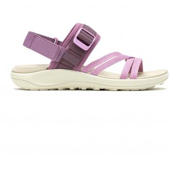 Merrell - Sandalias de montaña de mujer District 4 Backstrap violeta, talla 41