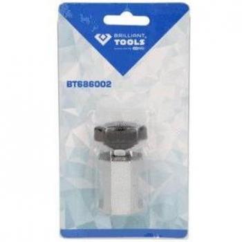 Extractor de brazo limpiaparabrisas Brilliant Tools BT686002, 23 mm, acero al carbono, diseño ergonómico, acabado antioxidante