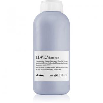 Davines LOVE Smoothing Olive Shampoo 1000ml for Frizzy and Unmanageable Hair