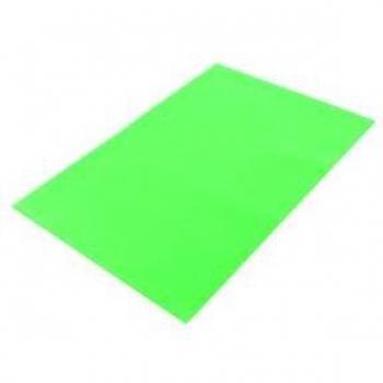 Q-Connect Dossier L-Folder A4 120 Microns Green Thumb Cut Plastic Pack of 100 KF01488