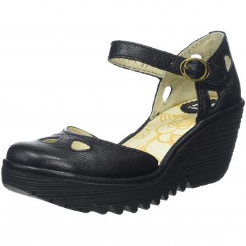 Fly London Women's Leather Wedge Sandals
