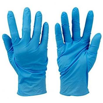 Corysan 301529 - Guantes de nitrilo, color azul, L