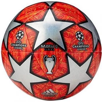 Adidas Finale M TCPT Soccer Ball, Hombre, Top:Multicolor/Active Scarlet Red Bottom:Bright Orange/Solar Gold/Black, 5