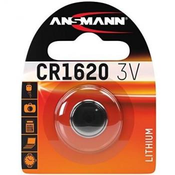 Ansmann 5020072 CR 1620 - Pilas de botón en blister, batería litio - 3V