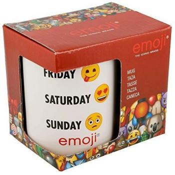 Stor Taza Ceramica 325 ML con Caja | Emoji Week