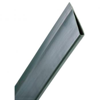 PERFIL REMATE U CAÑIZO PVC 1.5M VERDE - Perfil remate tipo U, material PVC, longitud de 1.5 metros, color verde