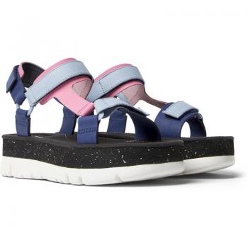 Sandalias Camper Oruga Up para Mujer - Multicolor, Piel Lisa, Talla 35