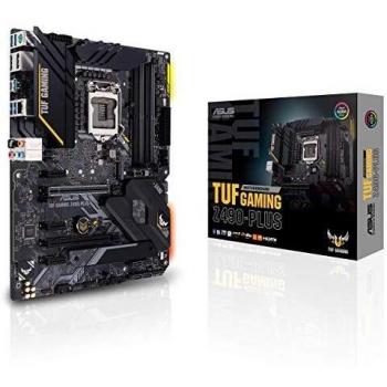 ASUS TUF GAMING Z490-PLUS - Placa Base Gaming ATX Intel de 10a gen LGA 1200 con VRM de 12+2 fases Dr MOS, HDMI & DP, USB 3.2 Gen2, dual M.2 y cabezales RGB